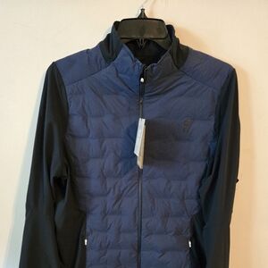 On climate jacket women's size XL Navy/ denim color.